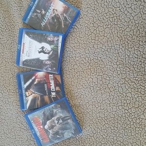 4 Blue Ray movies
